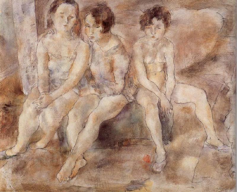 Three Lass, Jules Pascin